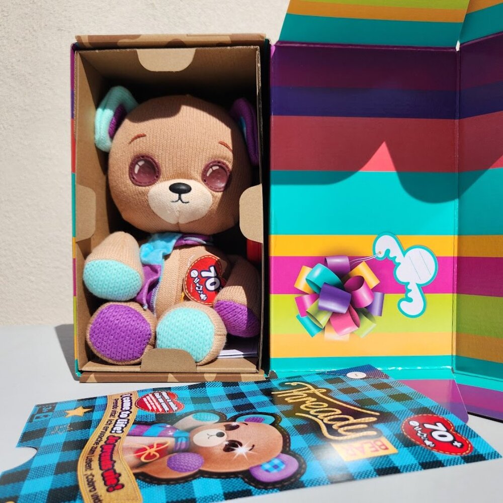 NEW Interactive 14" Teddy Bear Plush Toy 70+ Expressions and Reactions Feelings